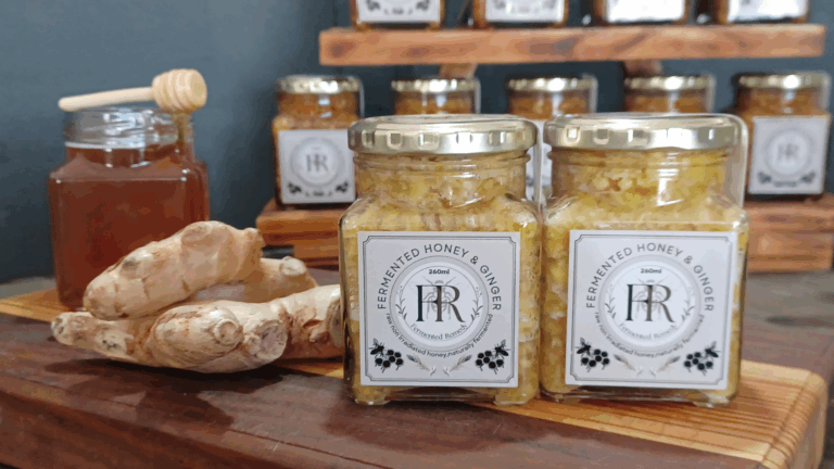 Honey and Ginger Fermented Remedy Durbanville Cape Town Honey and Ginger