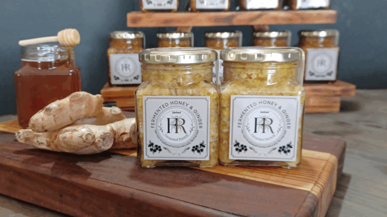 Honey and Ginger Fermented Remedy Durbanville Cape Town Honey and Ginger