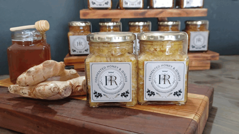 Honey and Ginger Fermented Remedy Durbanville Cape Town Honey and Ginger